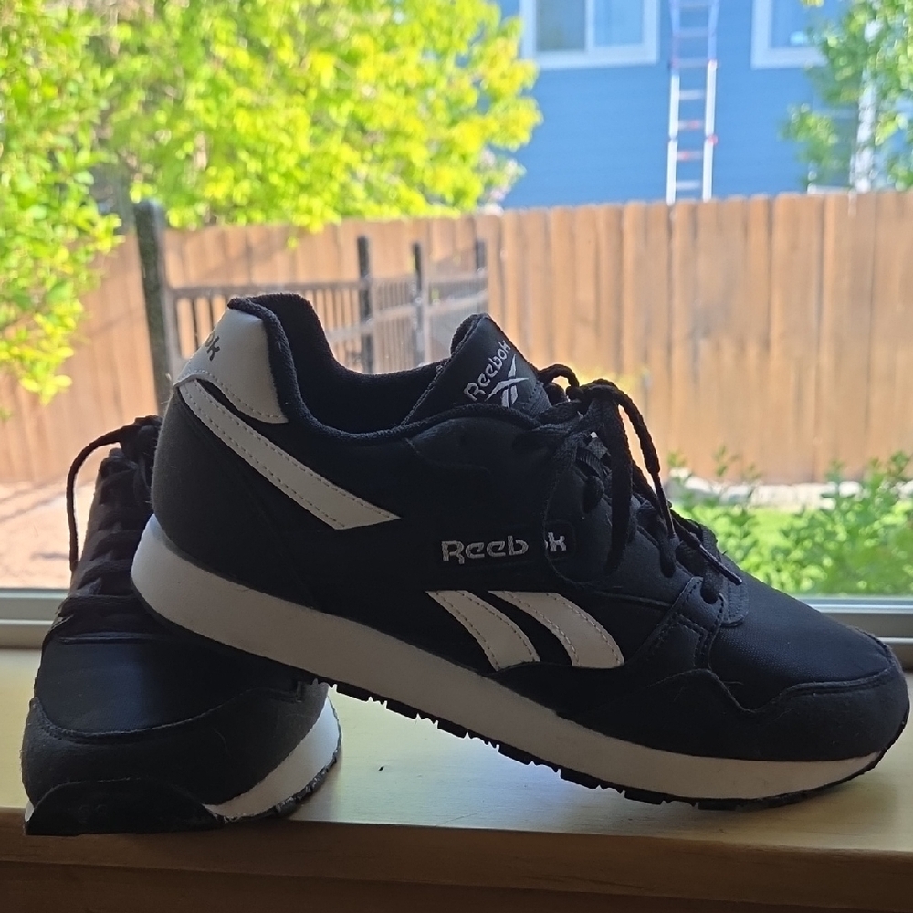 Reebok Black and White Sneakers
